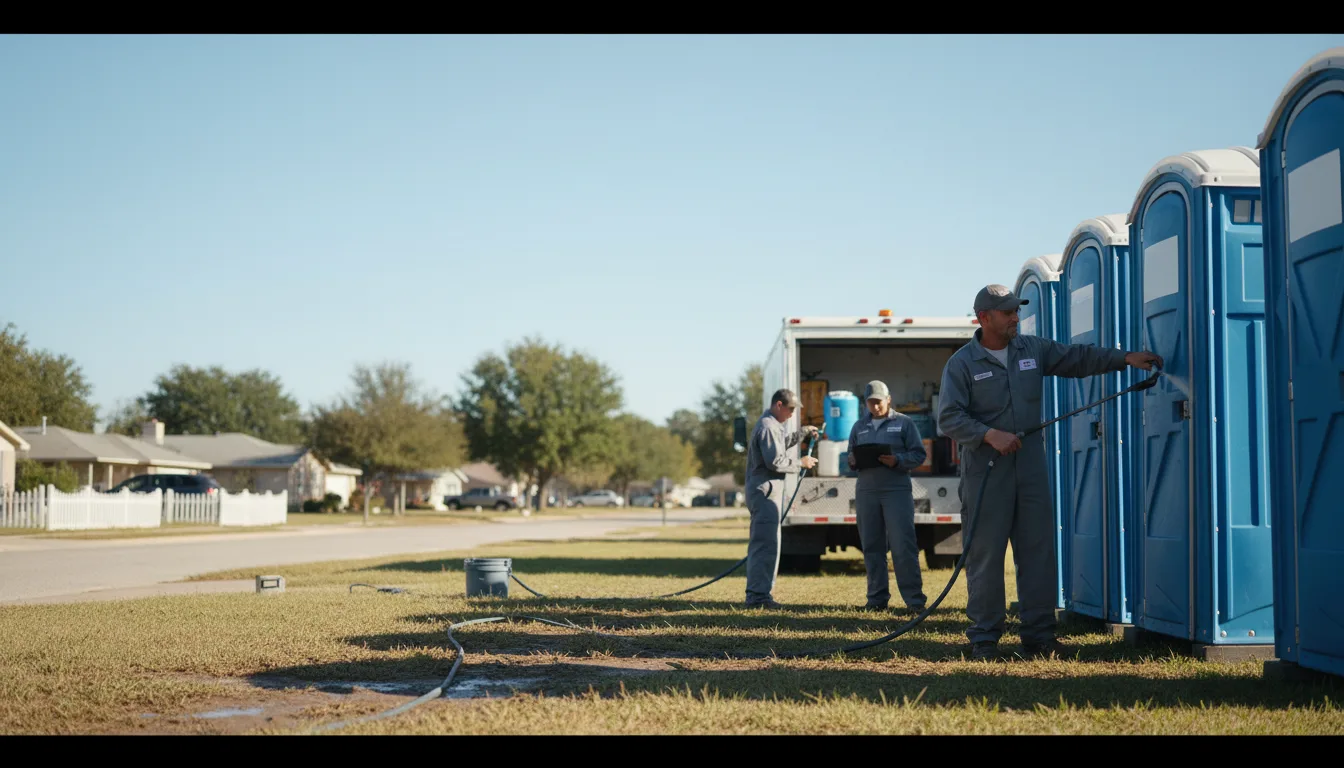 Long-Term Portable Toilet Rental in Ashville, AL near me